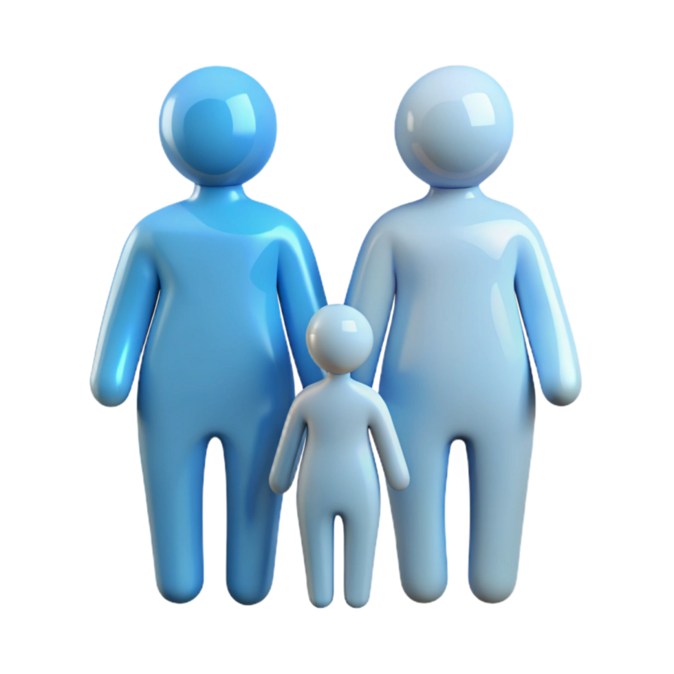 extraordinary contemporary Inherited Traits Symbolic Family Silhouette Transparent Background png