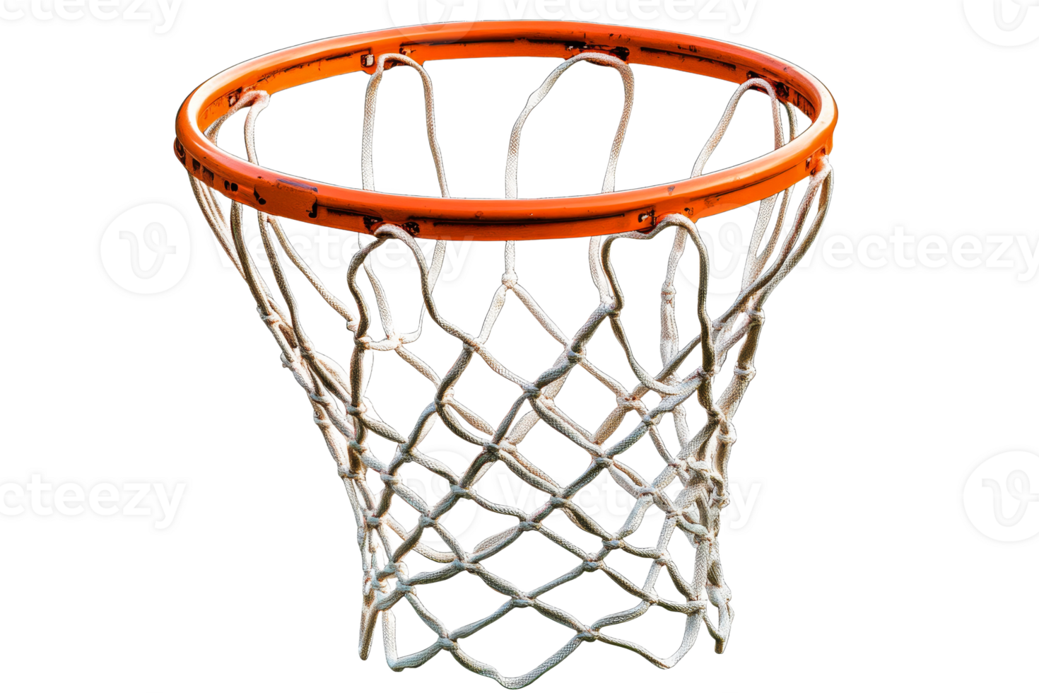 Basketball hoop with net in outdoor setting png