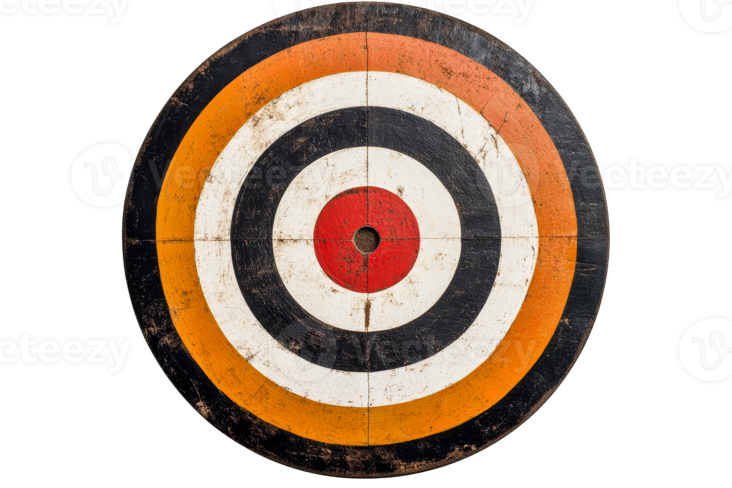 Target board used in archery and dart games png
