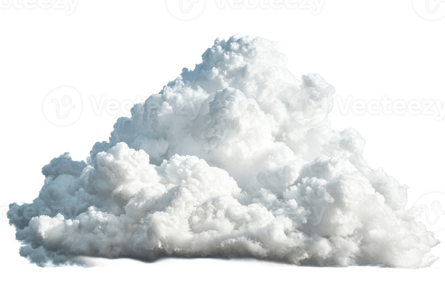 Fluffy cloud in blue daytime sky png