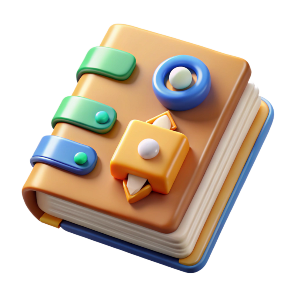 dramatic classic Interactive Textbook with Animations Isolated high resolution png