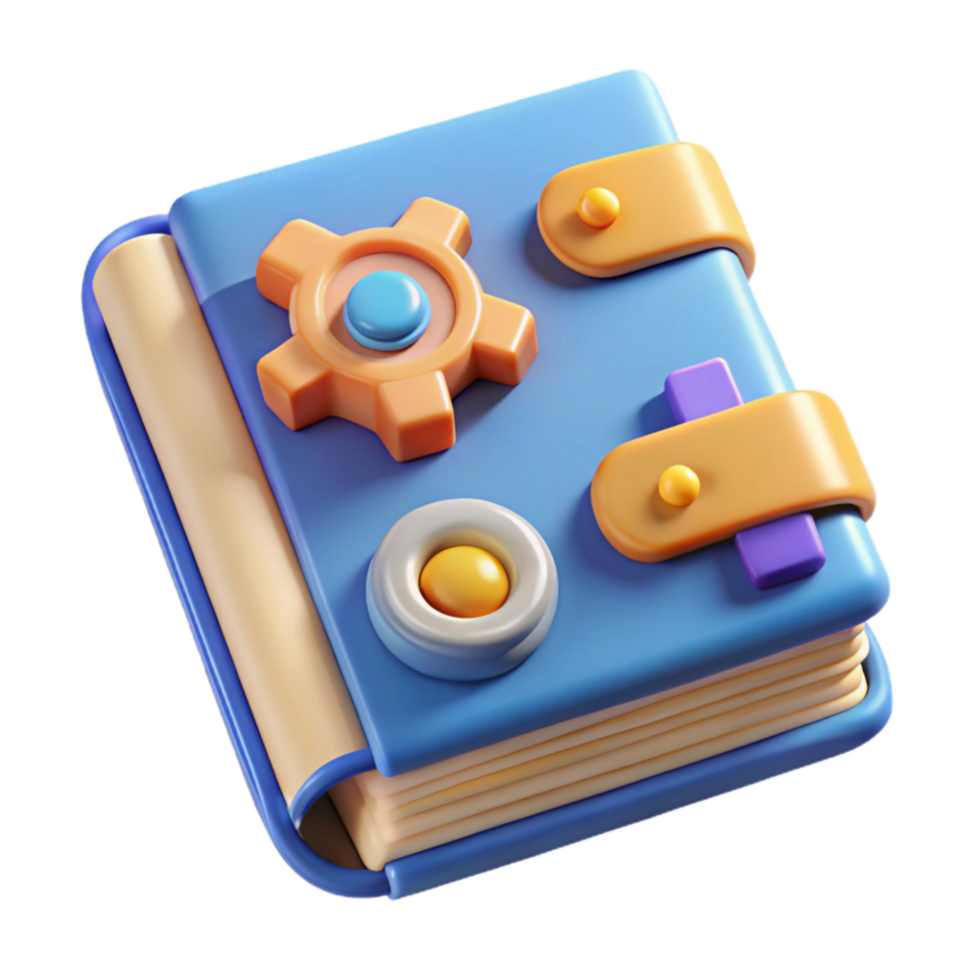 stunning creative Interactive Textbook with Animations Isolated premium png