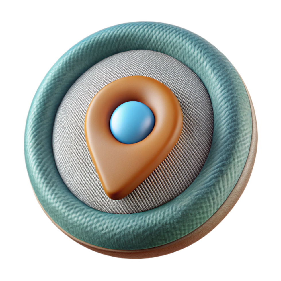 extraordinary artistic Interactive Textile Button Transparent Background premium png