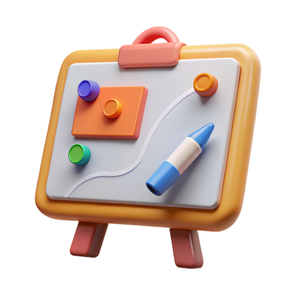 magnificent classic Interactive Whiteboard with Markers Cutout high resolution png