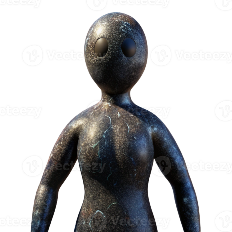beautiful rustic Interdimensional Being Silhouette Dark Isolated high resolution png