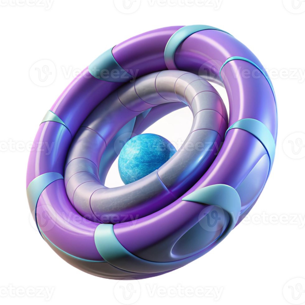 elegant traditional Interdimensional Travel Portal Rotating Rings Transparent authentic png