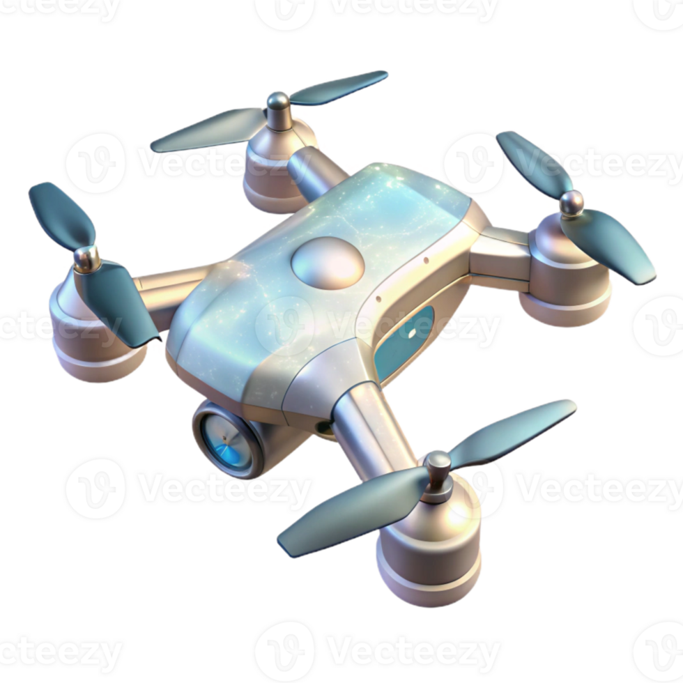stunning contemporary Invisible Drone Concept Quadcopter Design Transparent Background original png