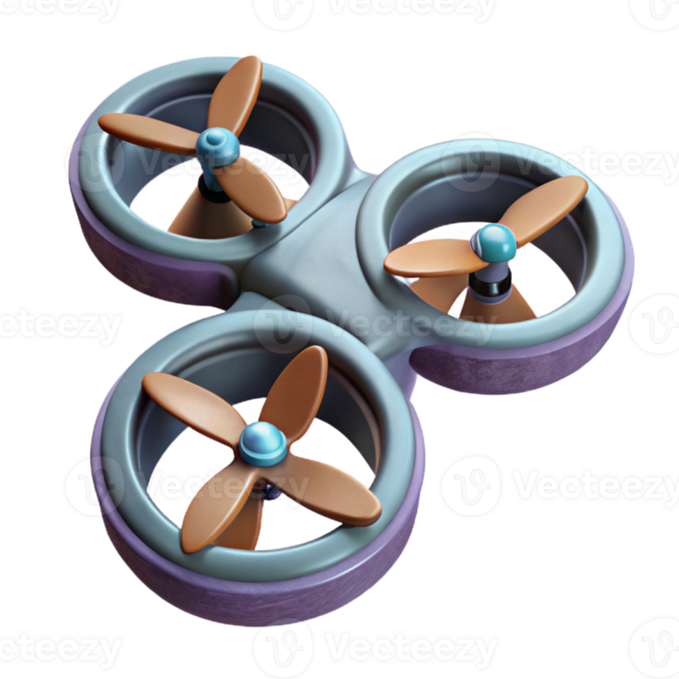 impressive modern Invisible Drone Propellers Spinning Cutout professional png