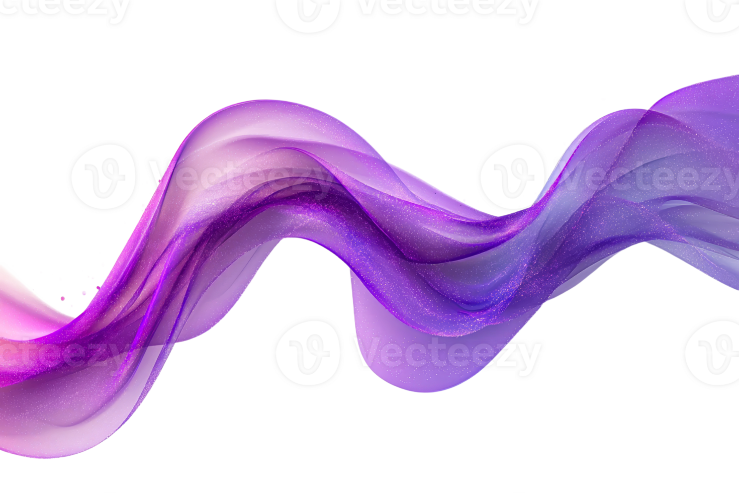 Colorful flowing waves create a soft visual effect png
