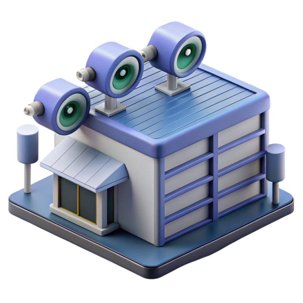 extraordinary modern Isometric Data Center with Servers Cutout high quality png