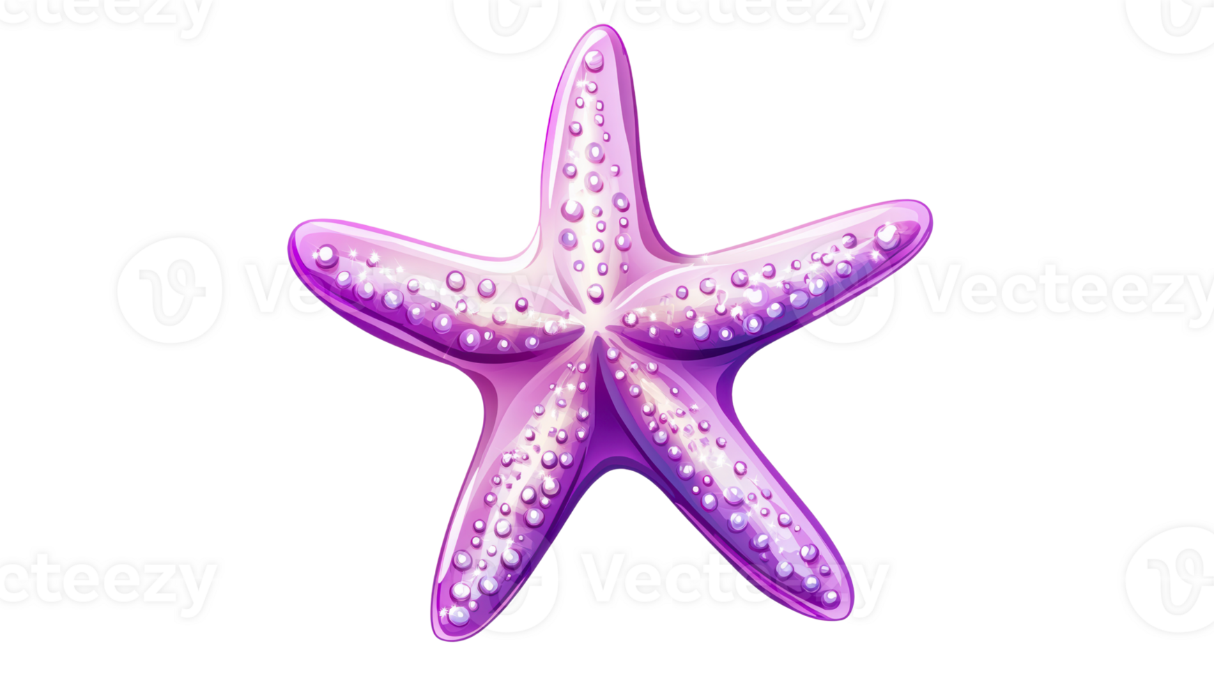 Colorful starfish on a sandy beach background png