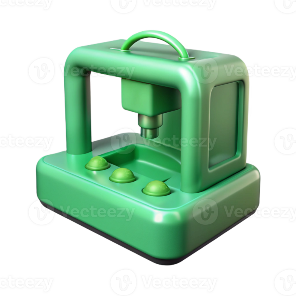 magnificent classic Jade Green Artificial Bioprinter Isolated original png