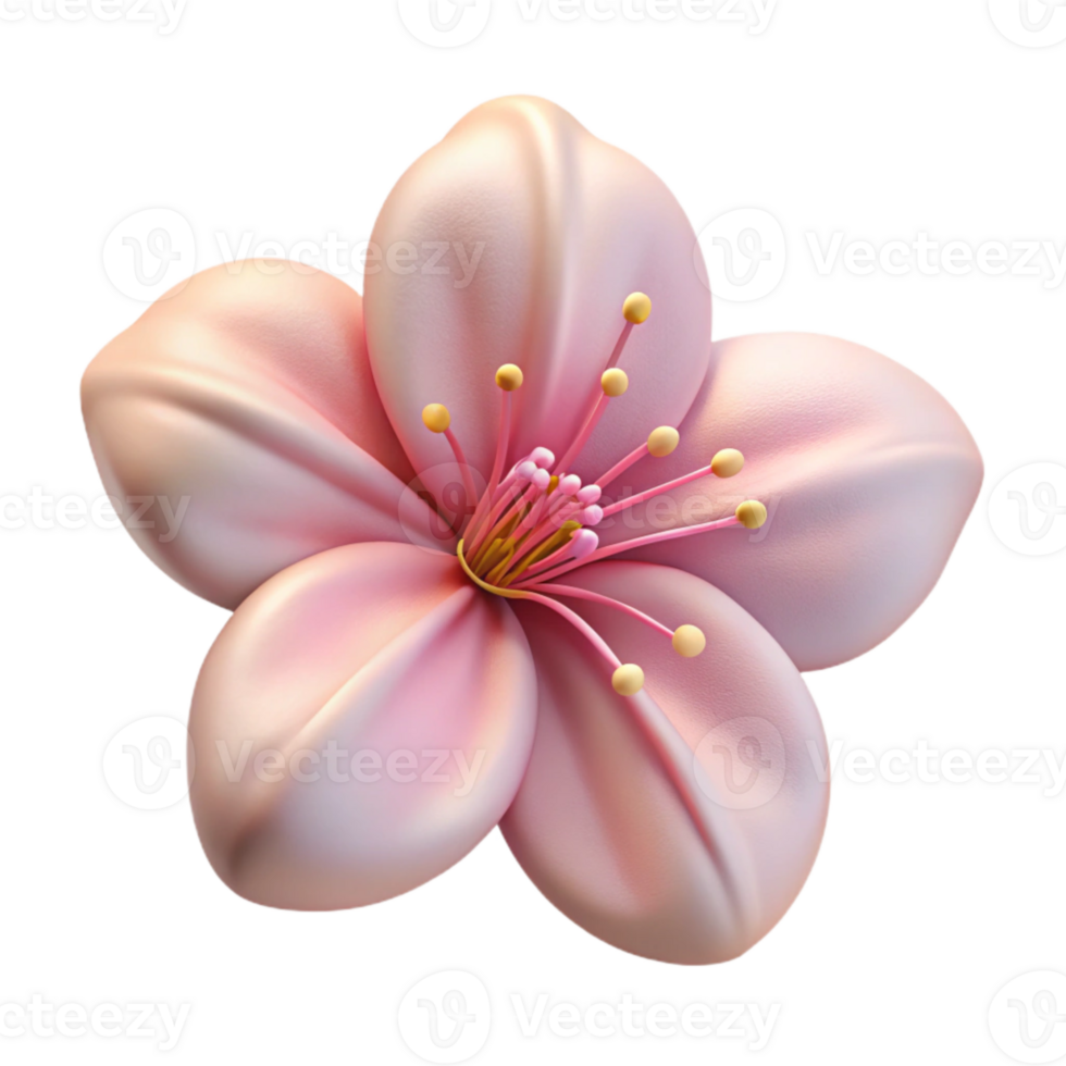 serene vintage Japanese Cherry Blossom Isolated with Delicate Petals high quality png