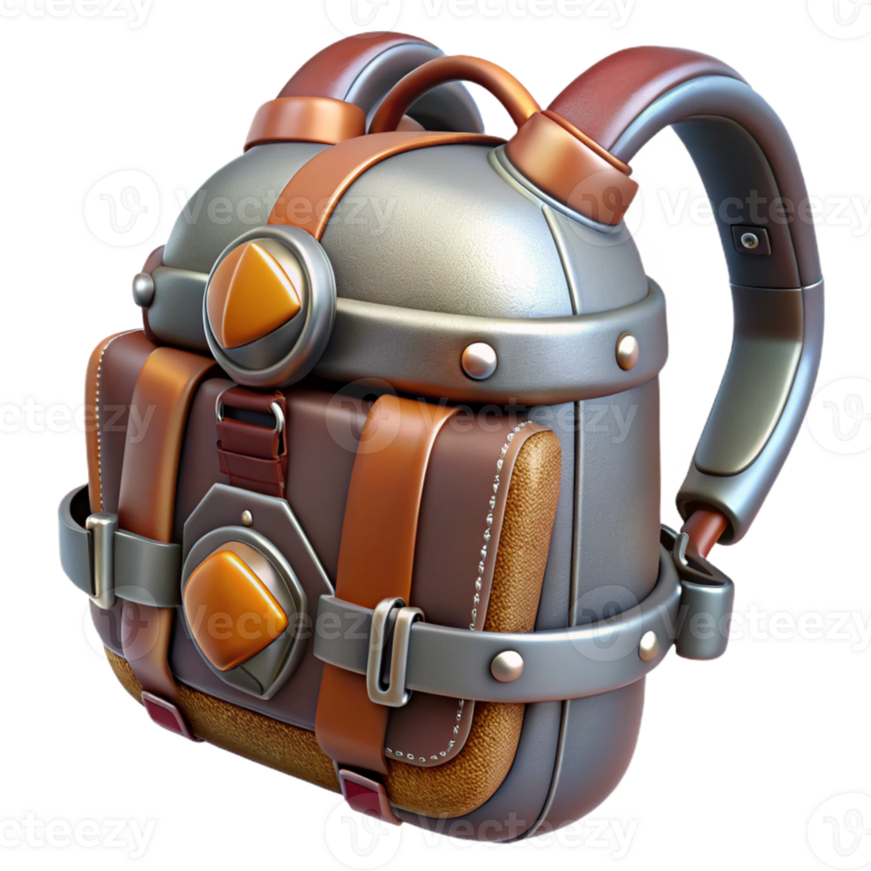 magnificent abstract Jetpack Chrome and Leather Cutout professional png