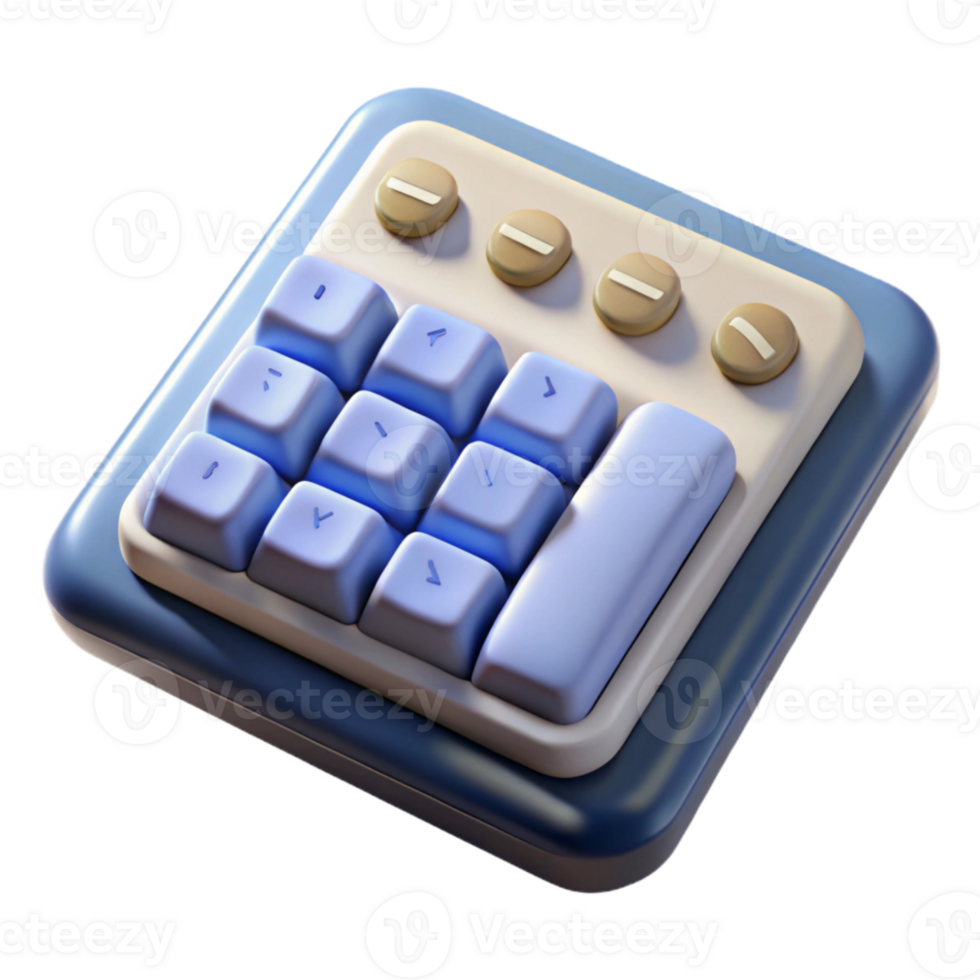 magnificent rustic Keyboard Wireless Number Pad Included Isolated high resolution png