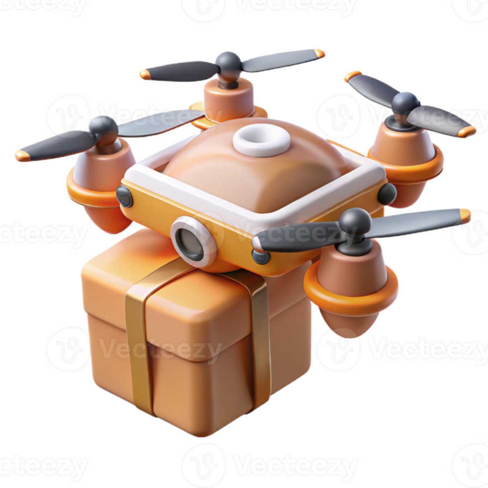 impressive classic Lab Created Food Delivery Drone Autonomous Flight original png