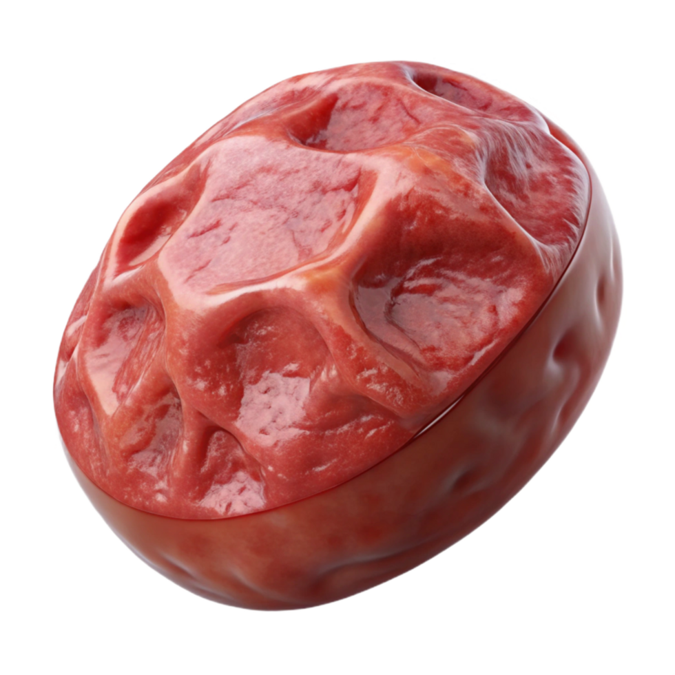 stunning modern Lab Grown Meat Sample Macro View Transparent Background authentic png