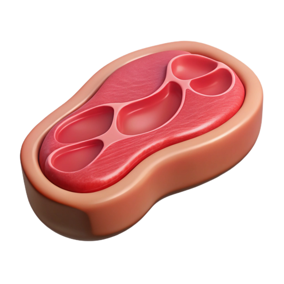 serene modern Lab Grown Steak Cutout Isolated on Transparent Background original png