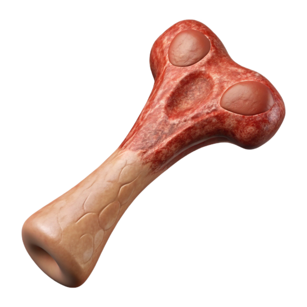 vibrant rustic Lab Produced Beef Rib Bone in Isolated original png