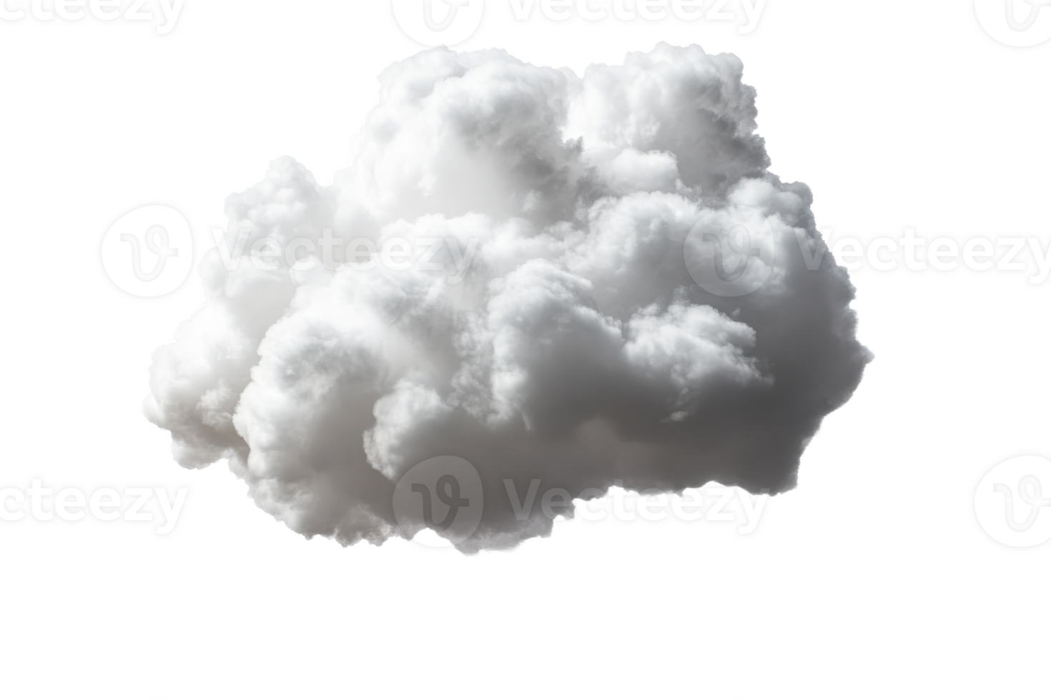 Soft cloud against clear sky png