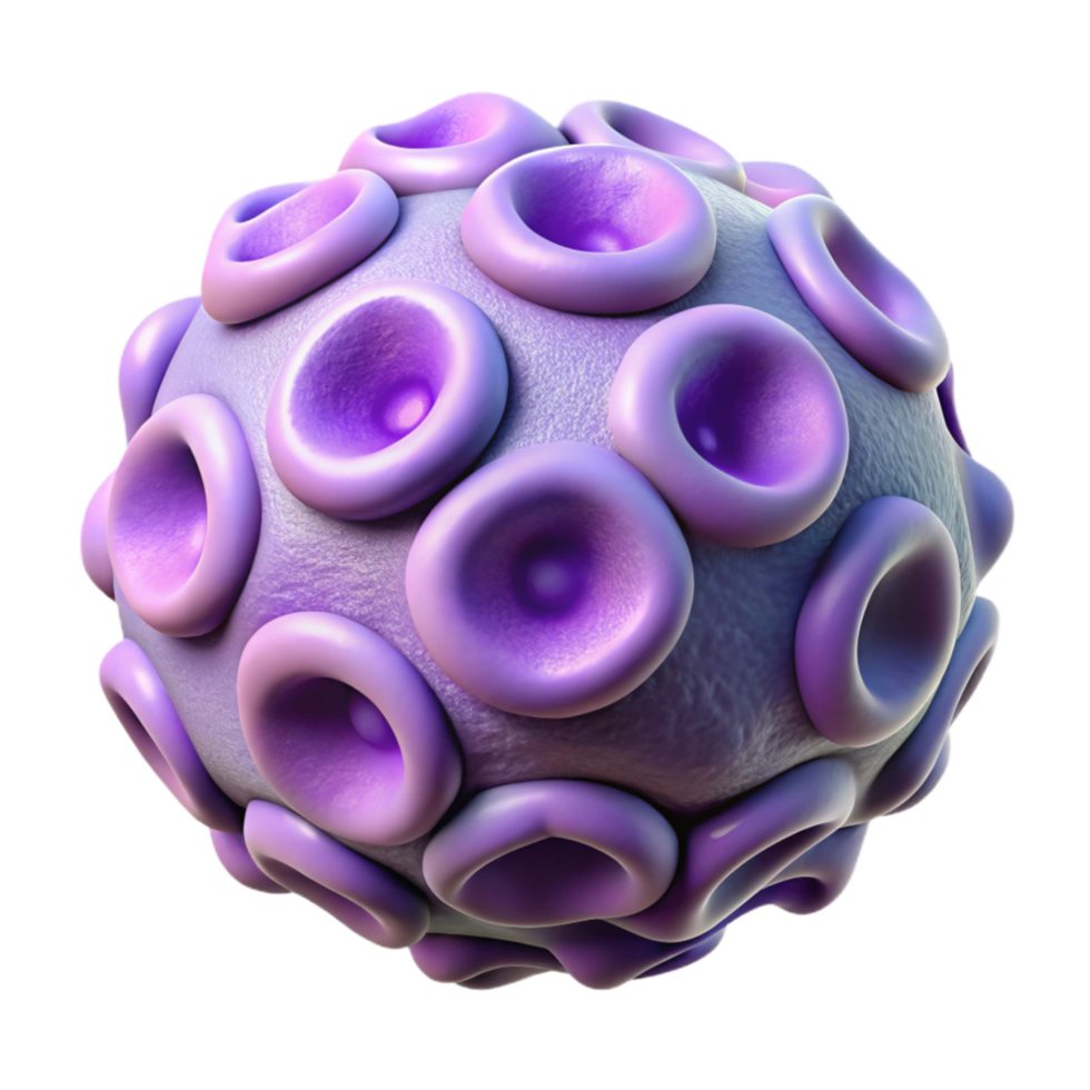 wonderful minimalist Lavender Artificial Cell Nucleus Cutout original png