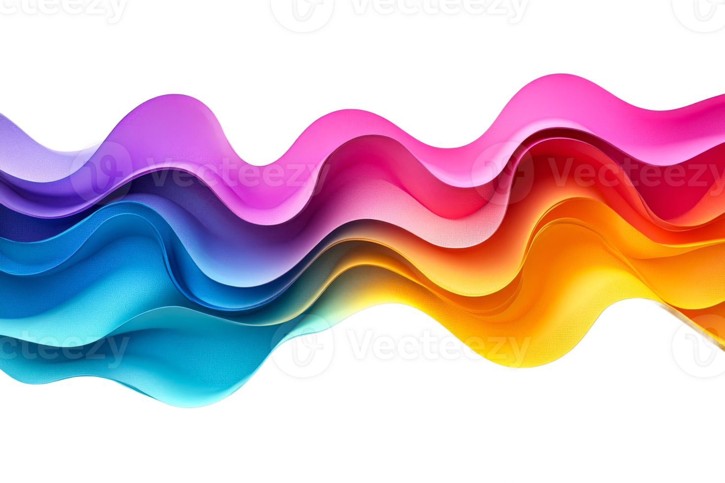 Vibrant blue and pink wavy pattern png