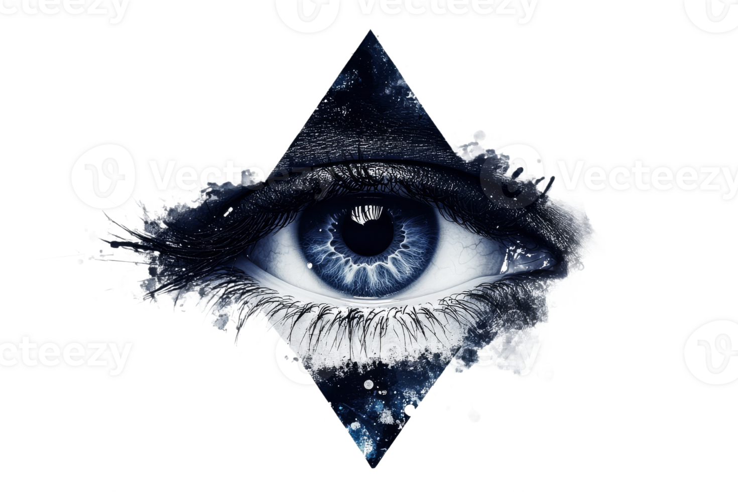 Cosmic eye art representation png