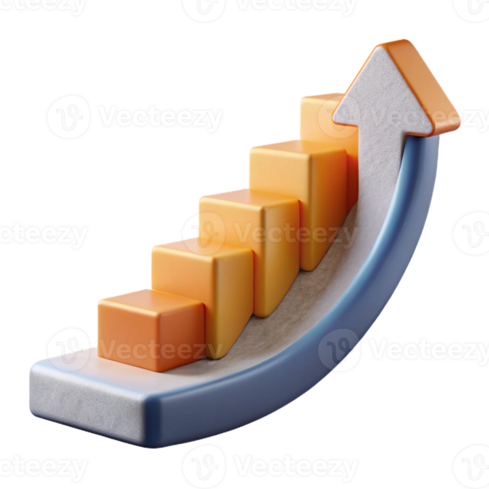 dramatic minimalist Learning Curve Diagram Cutout with Gradual Ascent high quality png