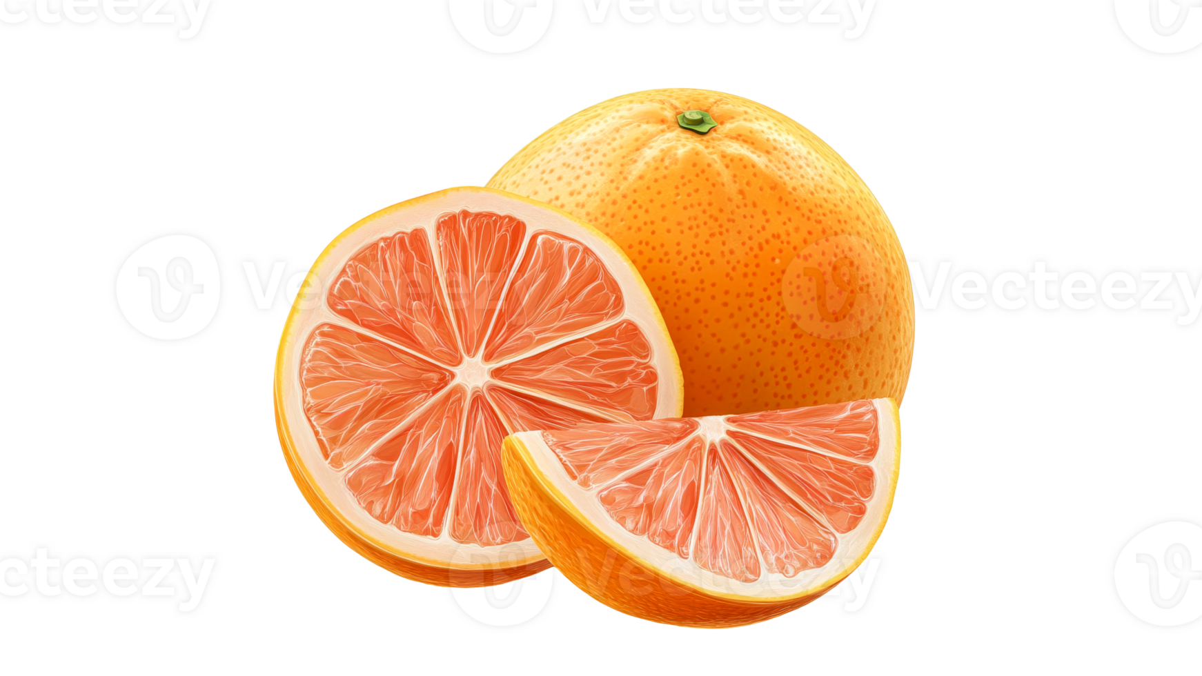 Fresh and juicy citrus fruit in vibrant colors png