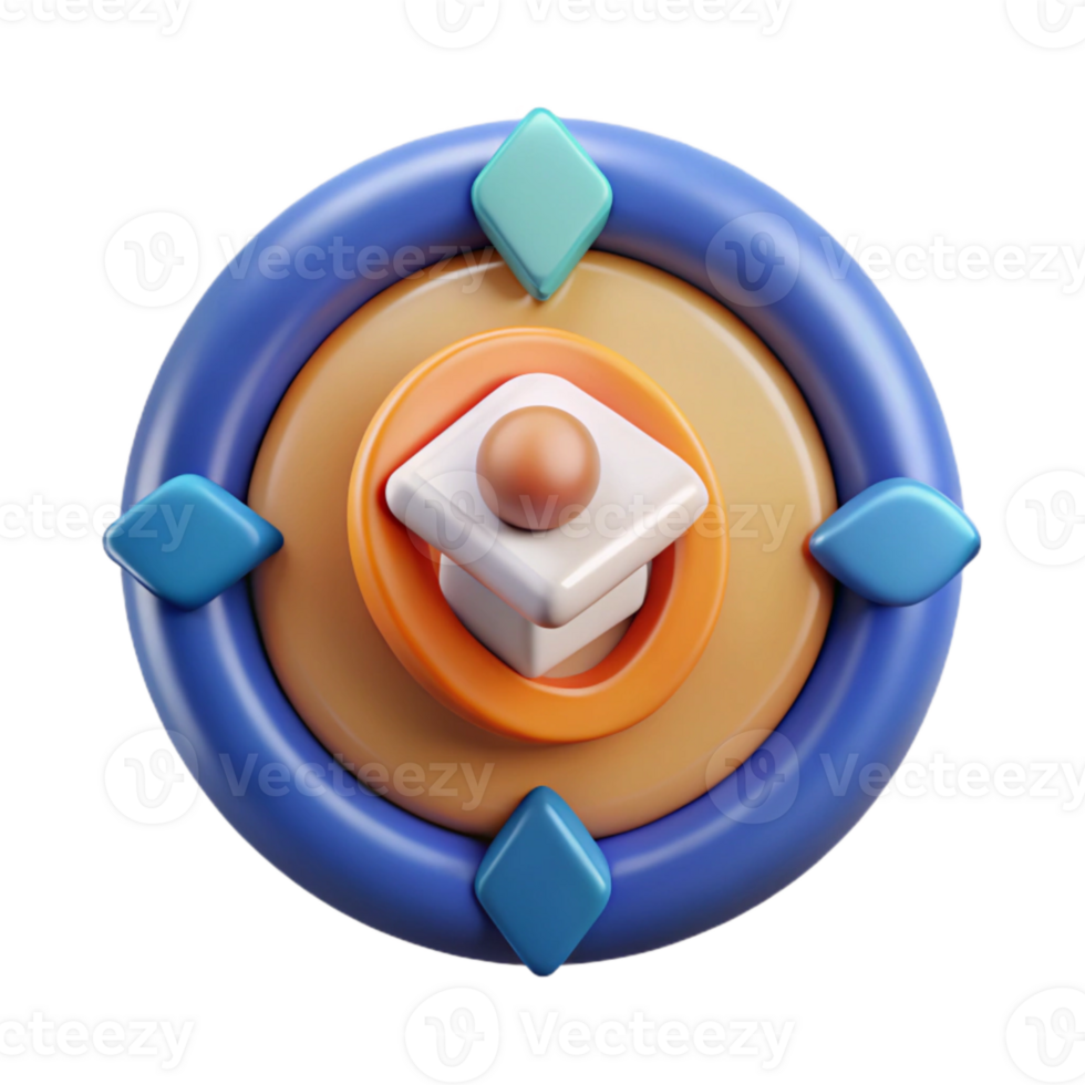 impressive rustic Lifelong Learning Concept Icon Circular Design Isolated high resolution png