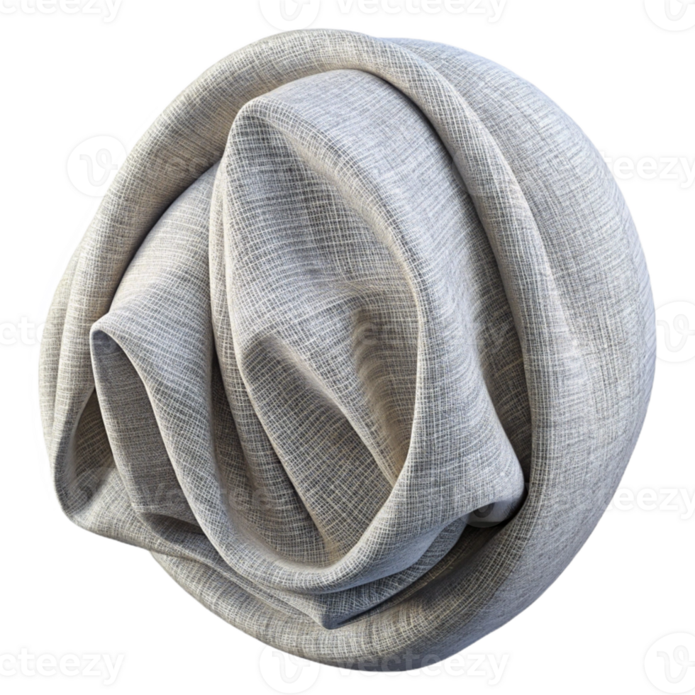 magnificent minimalist Light Gray Tweed Fabric Close Up Weave Transparent Background detailed png