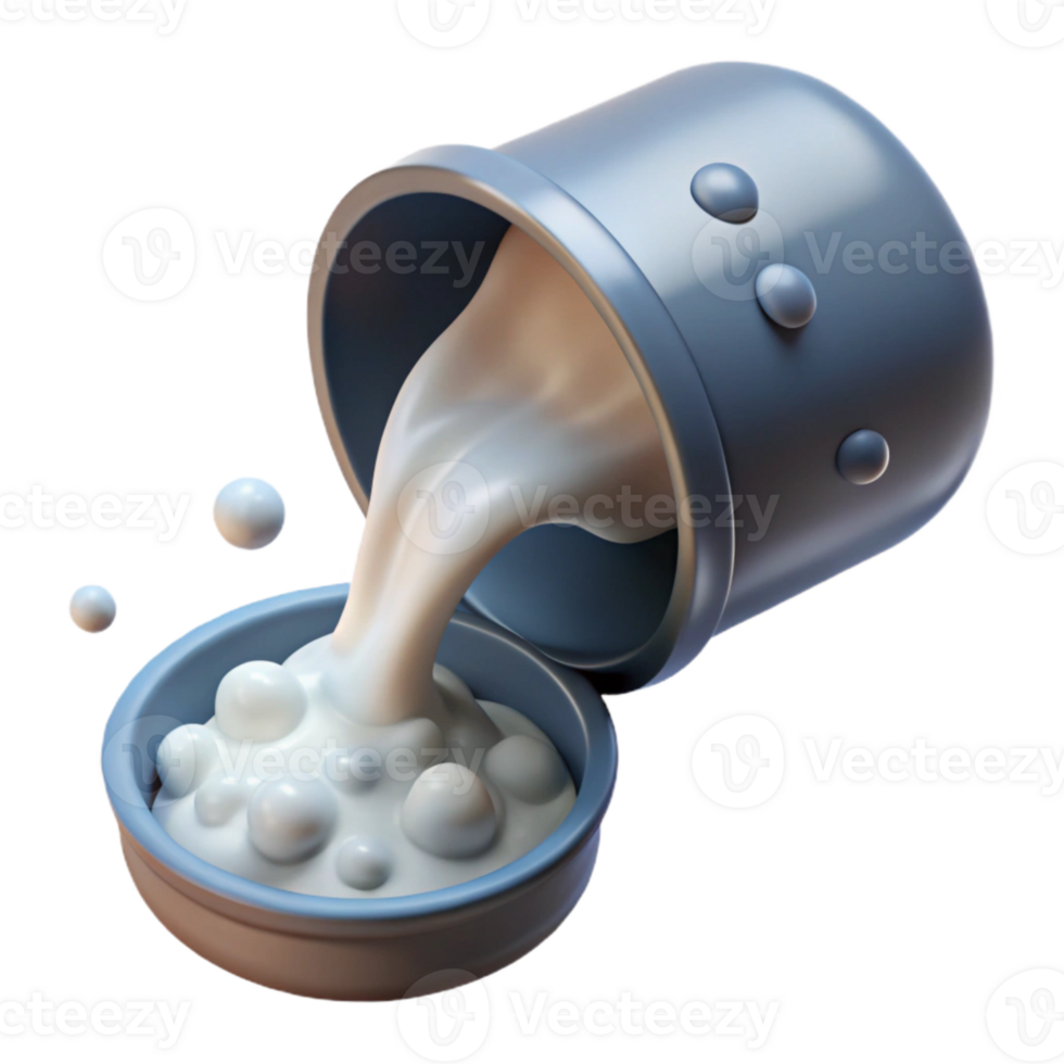 elegant contemporary Liquid Nitrogen Pouring Transparent Background professional png