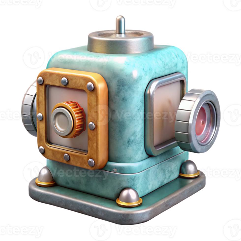 stunning traditional Living Machine Part Transparent Background Isolated detailed png