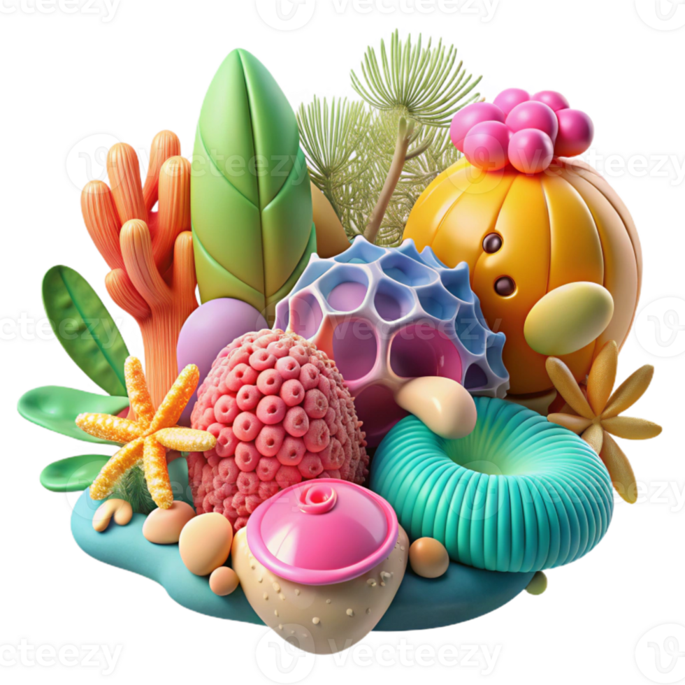 extraordinary traditional Living Organisms Art Colorful Composition Cutout Element genuine png