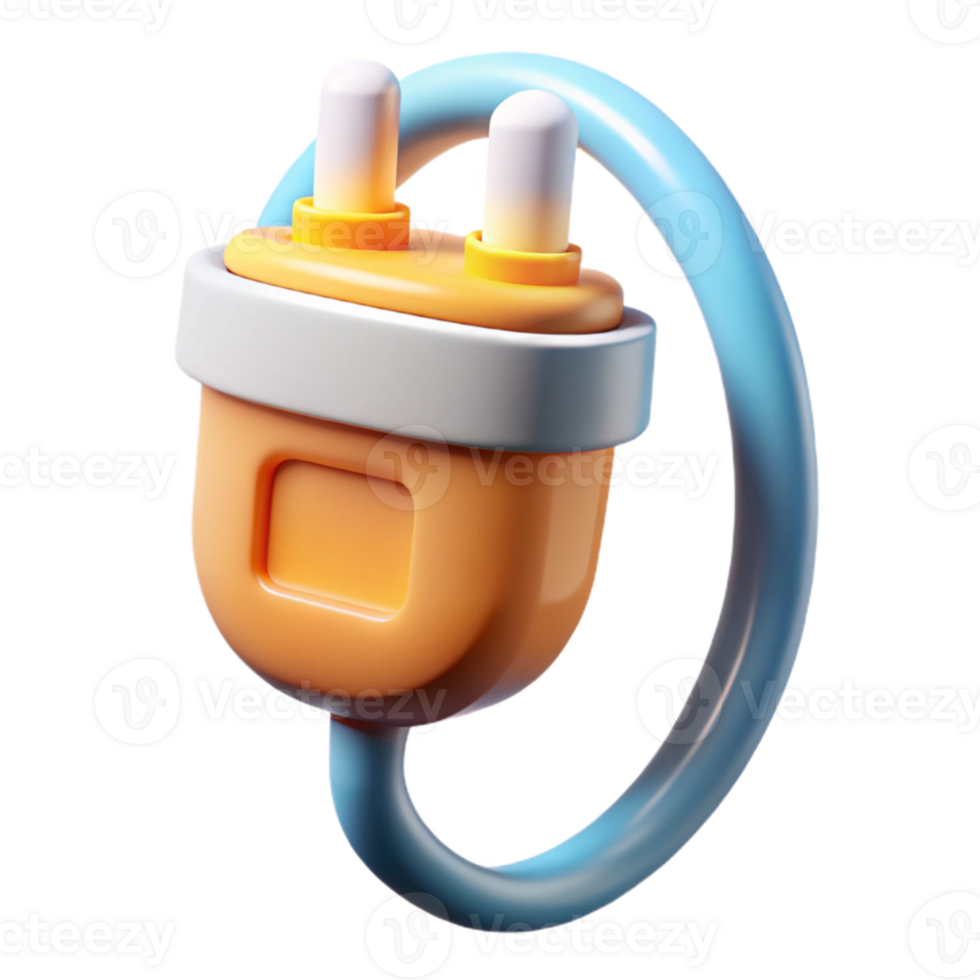 magnificent modern Living Tech Connector Unplugged Position Transparent Background detailed png