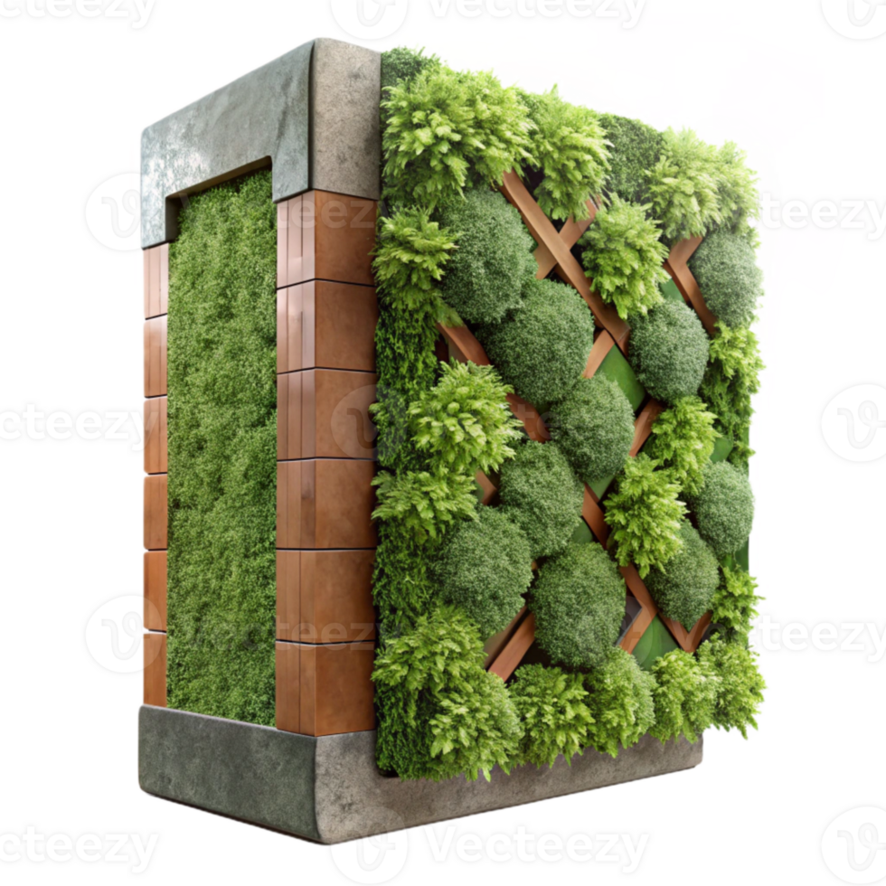 dramatic rustic Living Wall Detail Cutout with Close-up Texture exclusive png