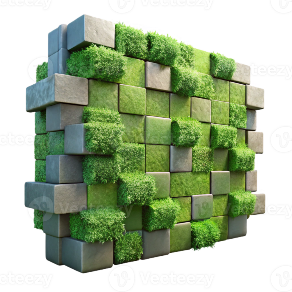 beautiful modern Living Wall Green Texture Cutout exclusive png