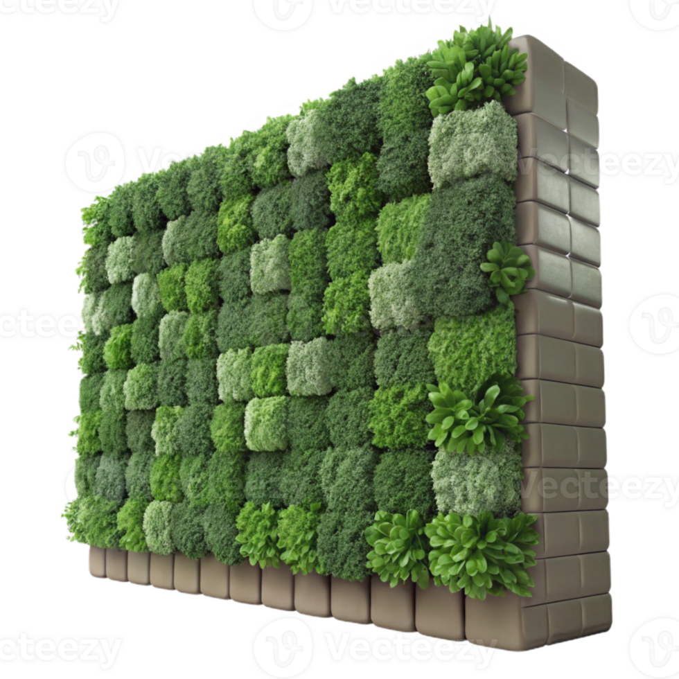 impressive classic Living Wall Green Texture Cutout png