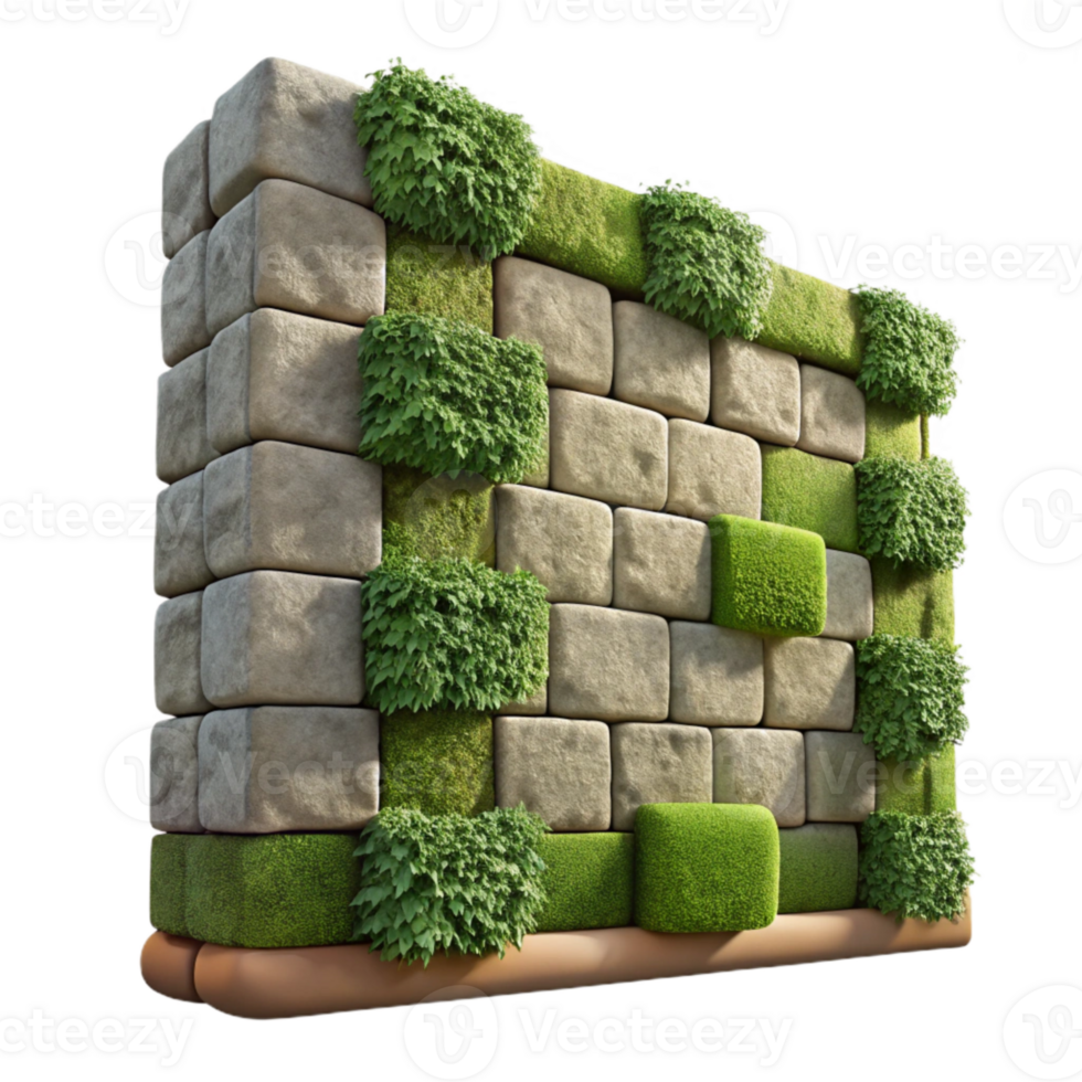 impressive creative Living Wall Natural Texture Cutout genuine png