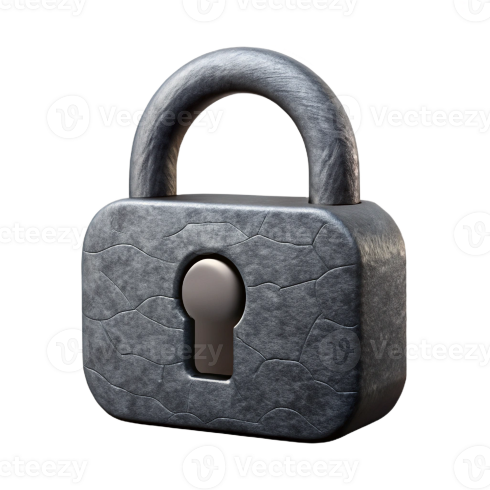 extraordinary creative Locked Padlock Icon Cutout Dark Grey premium png