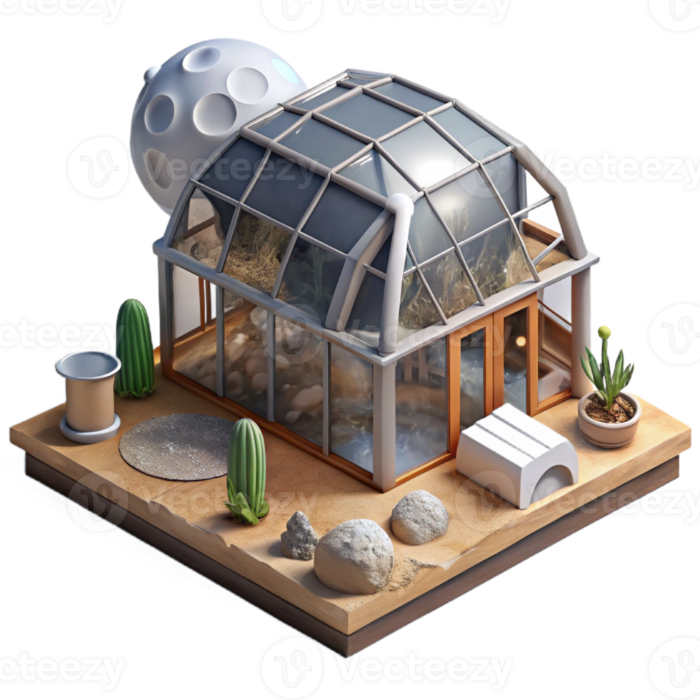 wonderful classic Lunar Greenhouse Construction Site Cutout professional png