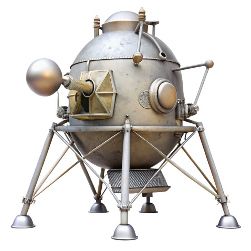 impressive contemporary Lunar Module Transparent Background png