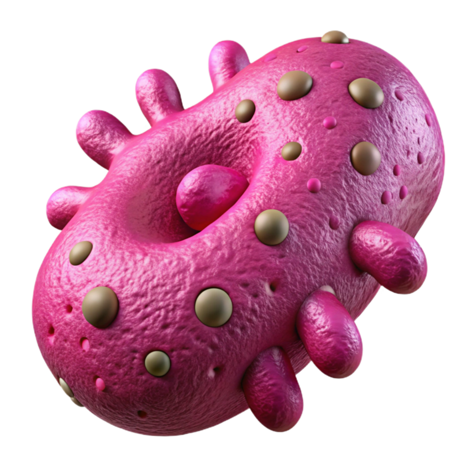 magnificent traditional Magenta Bioengineered Bacteria Cutout genuine png