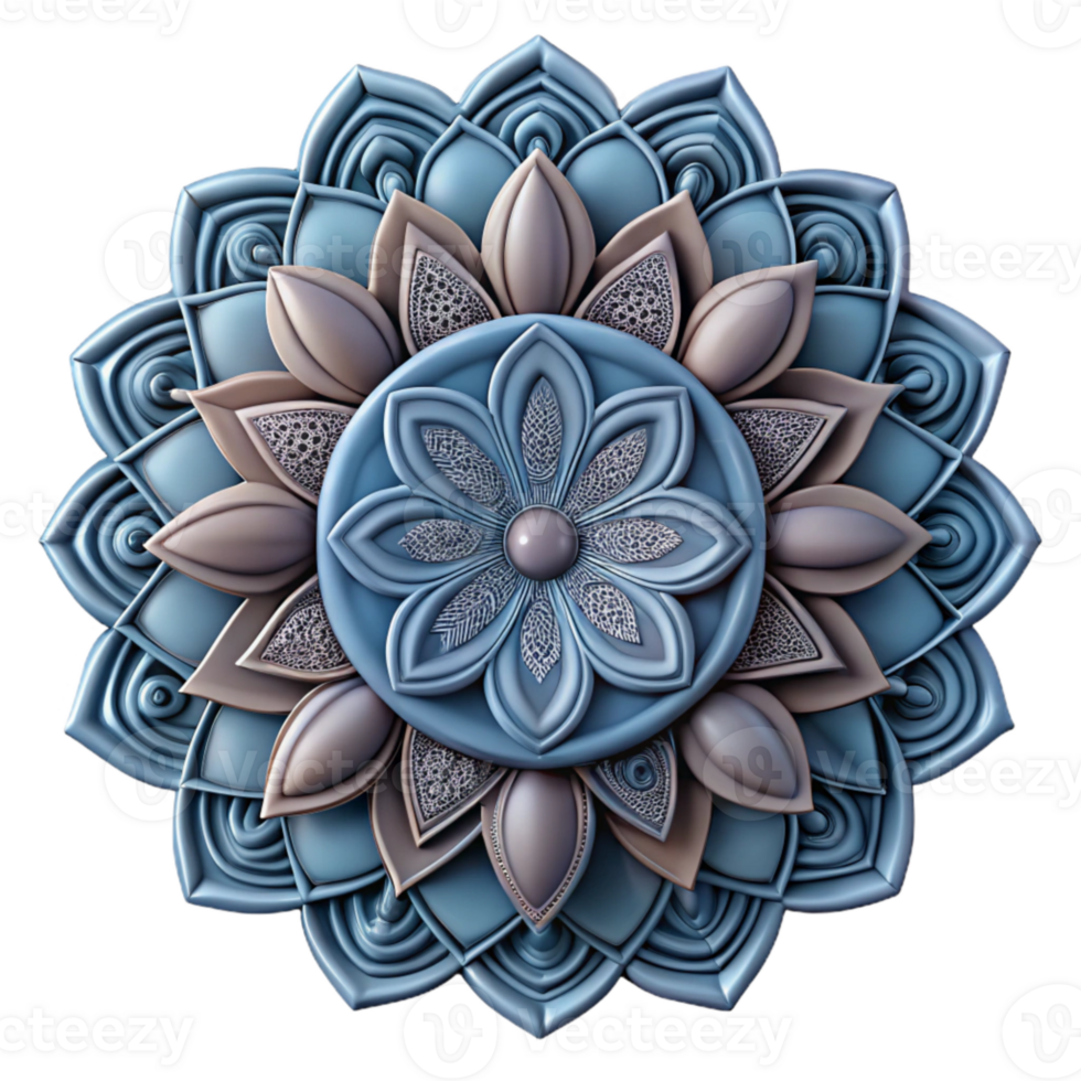 impressive modern Mandala Design Isolated with Intricate Patterns detailed png
