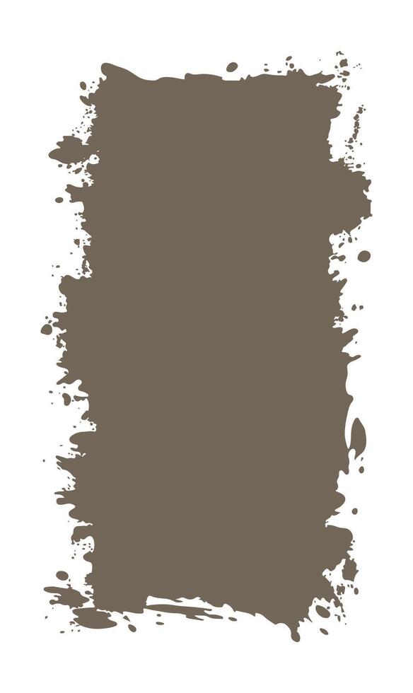 Vertical Abstract Grey Rustic Rough Frame Background Vintage Retro Style with Blank Space vector