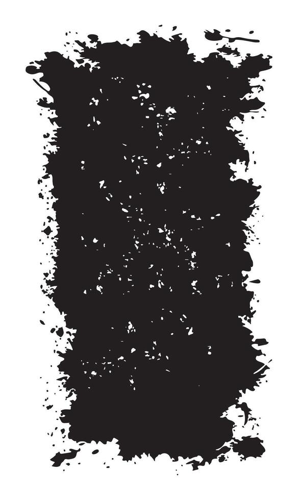 Vertical Abstract Black Rustic Frame Background Vintage Retro Style with Copy Space vector