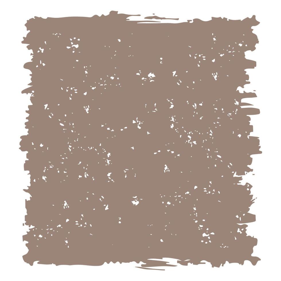 Square Brown Rustic Rough Torn Paper Frame Background Vintage Retro Style with Copy Space vector