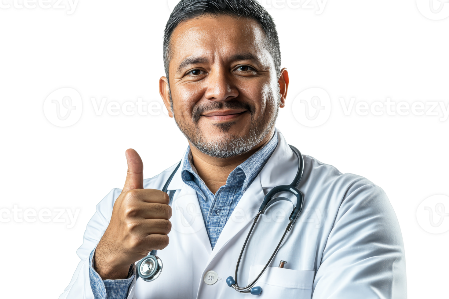 Doctor giving thumbs up for healthy lifestyle choices png