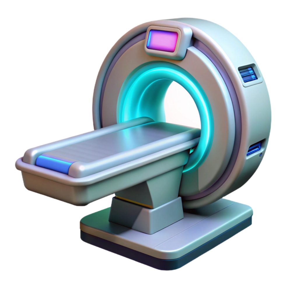 magnificent minimalist Medical Scanner Cutout with Futuristic Display exclusive png