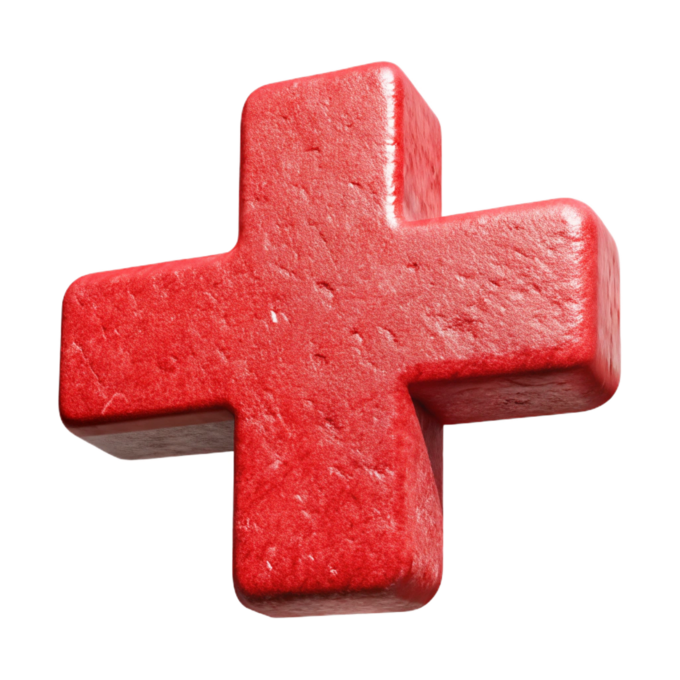elegant traditional Medical Symbol Plus Sign Red Isolated Element exclusive png